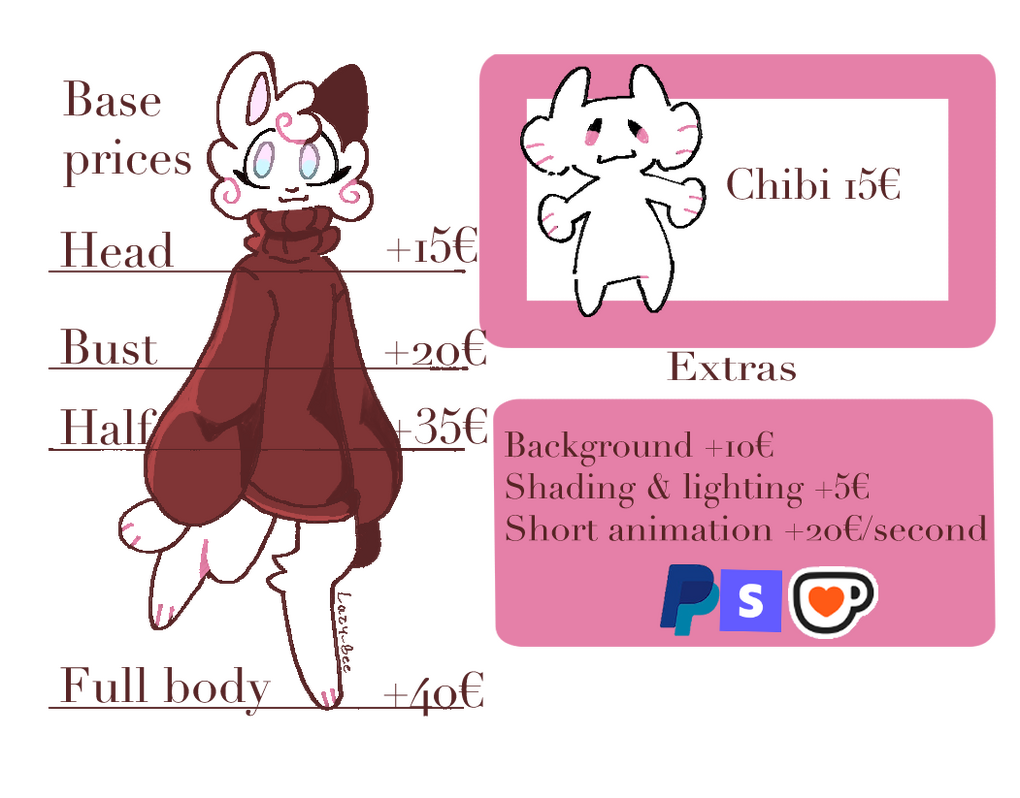 Commission sheet